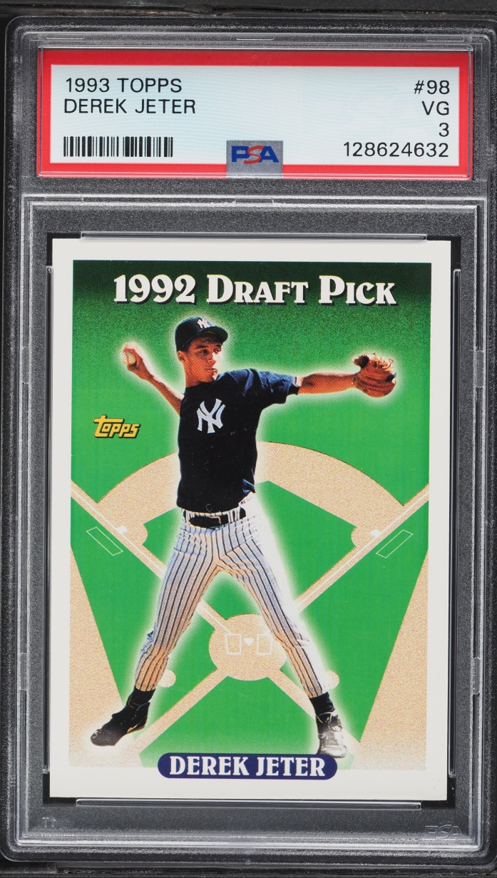 1993 Topps Derek Jeter ROOKIE #98 PSA 3 VG