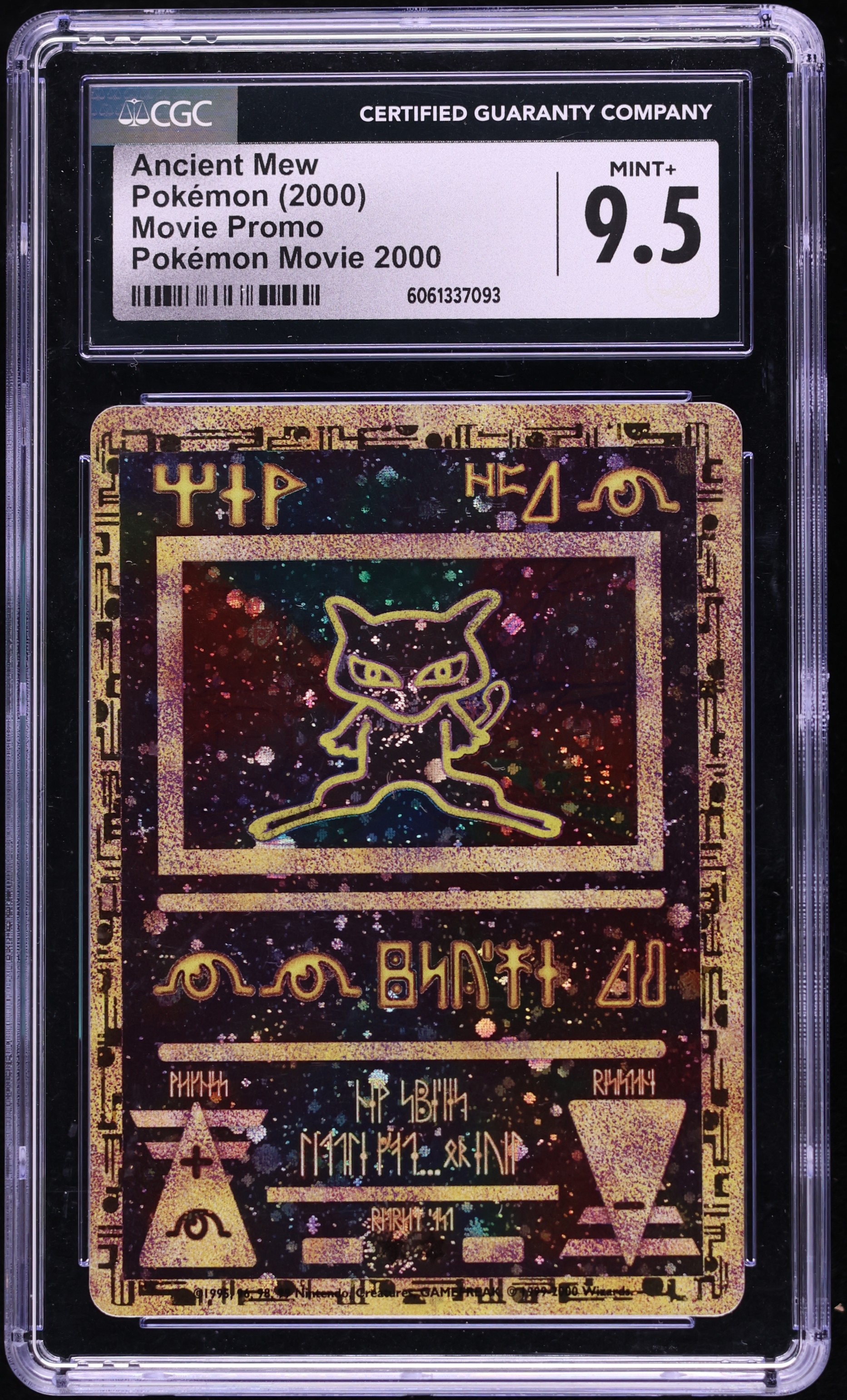 2000 Pokemon Movie Promo Ancient Mew CGC 9.5 MINT+