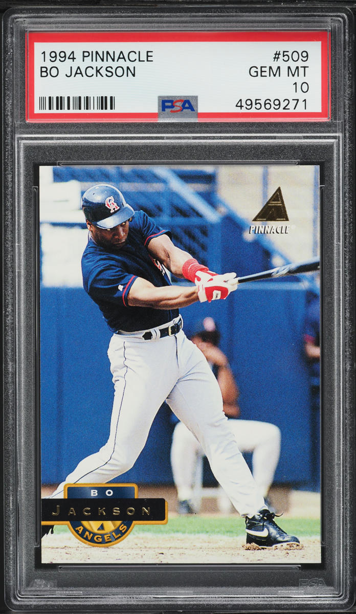 1994 Pinnacle Bo Jackson #509 PSA 10 GEM MINT