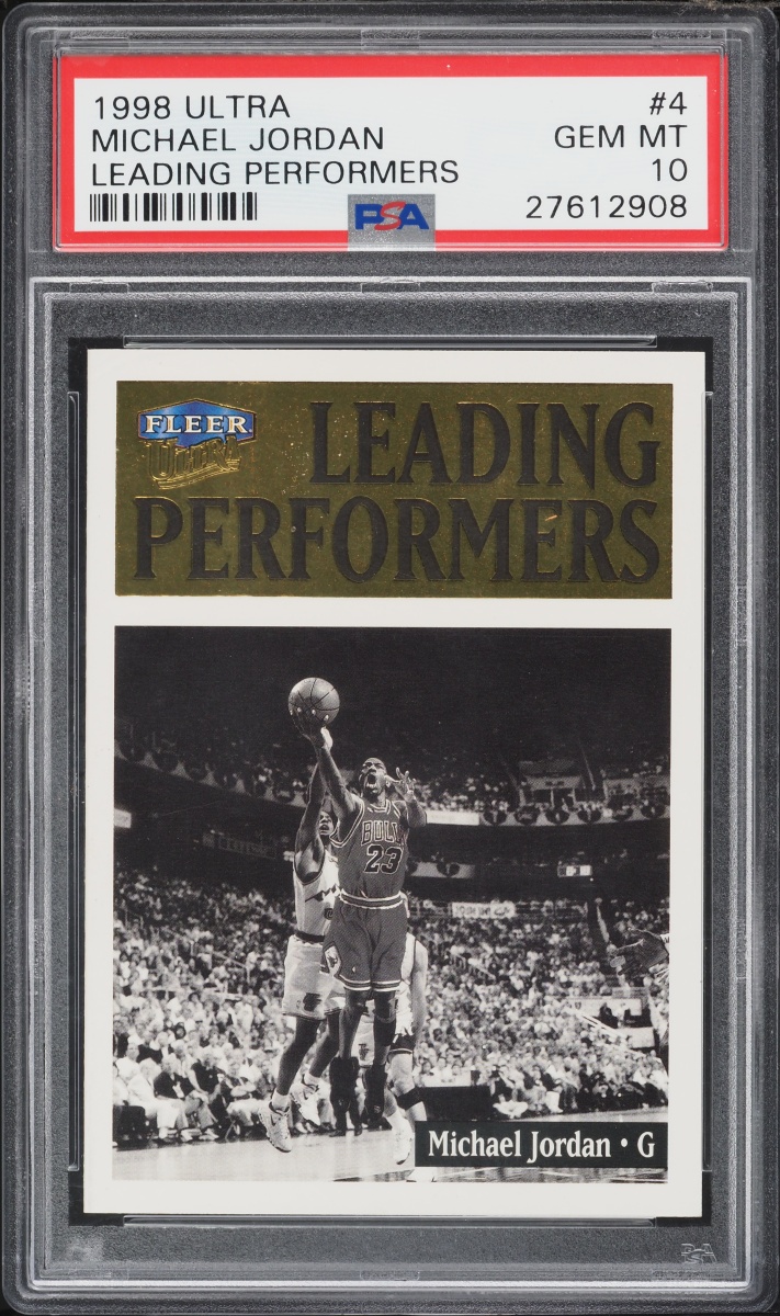 1998 Ultra Leading Performers Michael Jordan #4 PSA 10 GEM MINT