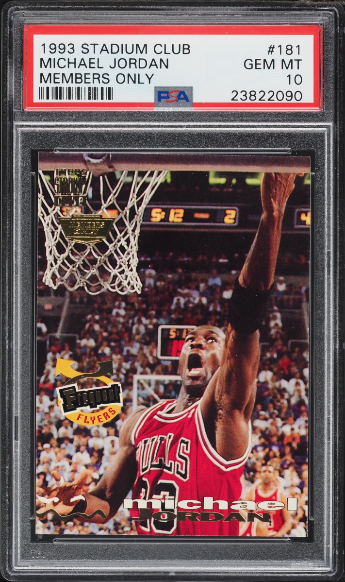 1993 Stadium Club Members Only Michael Jordan #181 PSA 10 GEM MINT
