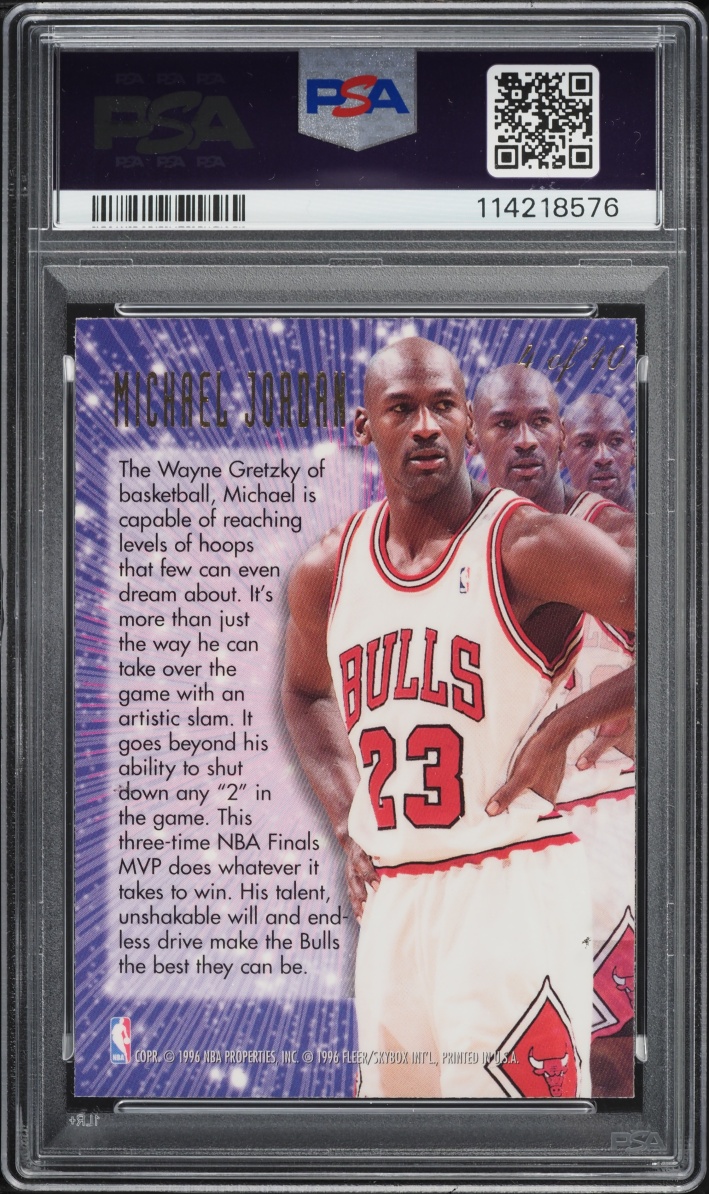 1995 Flair New Heights Michael Jordan #4 PSA 10 GEM MINT