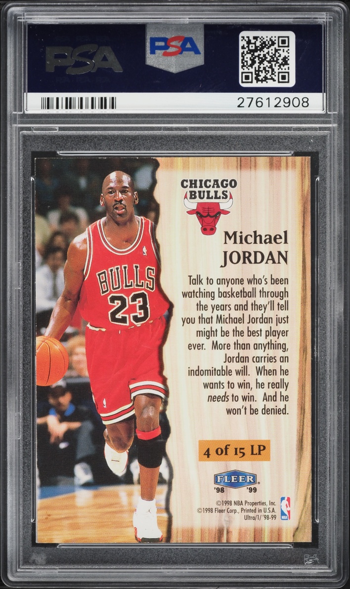 1998 Ultra Leading Performers Michael Jordan #4 PSA 10 GEM MINT
