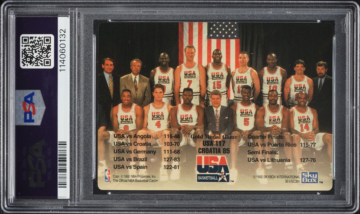1992 Hoops Barcelona Spain Plastic Summer Olympics PSA 10 GEM MINT