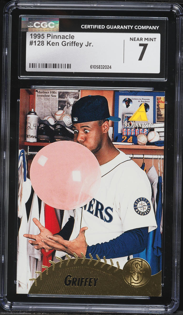 1995 Pinnacle Ken Griffey Jr. #128 CGC 7 NRMT