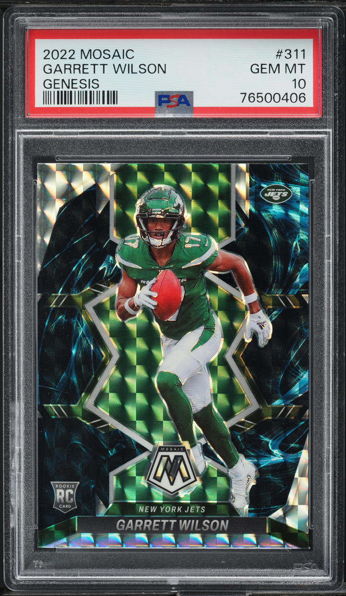 2022 Panini Mosaic Genesis Garrett Wilson ROOKIE #311 PSA 10 GEM MINT