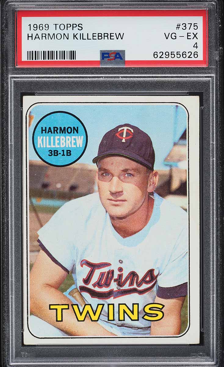 1969 Topps Harmon Killebrew #375 PSA 4 VGEX