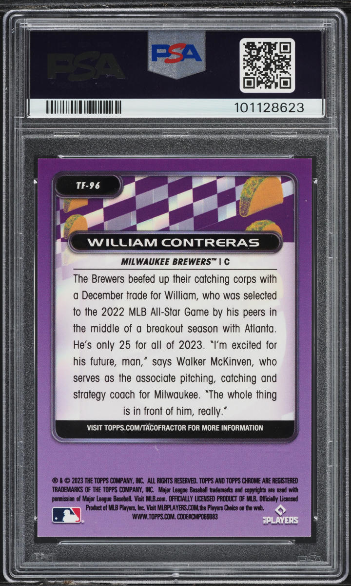 2023 Topps Chrome Tacofractor William Contreras 1/5 #TF-96