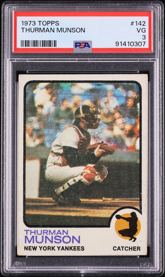 1973 Topps Thurman Munson #142 PSA 3 VG