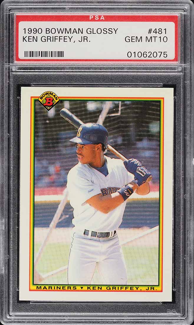 1990 Bowman Tiffany Ken Griffey Jr. #481 PSA 10 GEM MINT