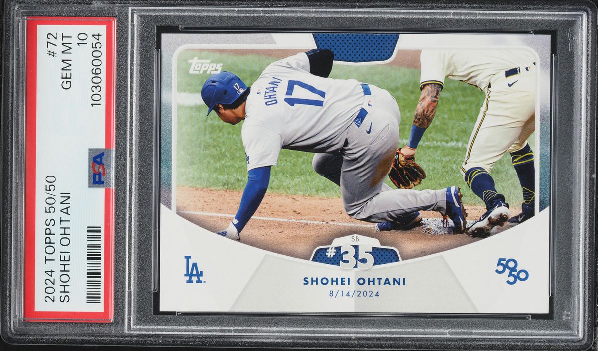 2024 Topps 50/50 Shohei Ohtani #72 PSA 10 GEM MINT