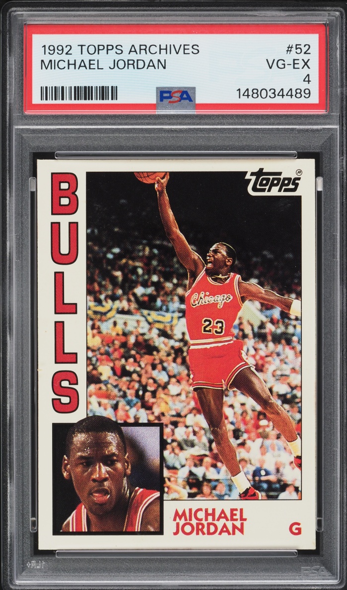 1992 Topps Archives Michael Jordan #52 PSA 4 VGEX