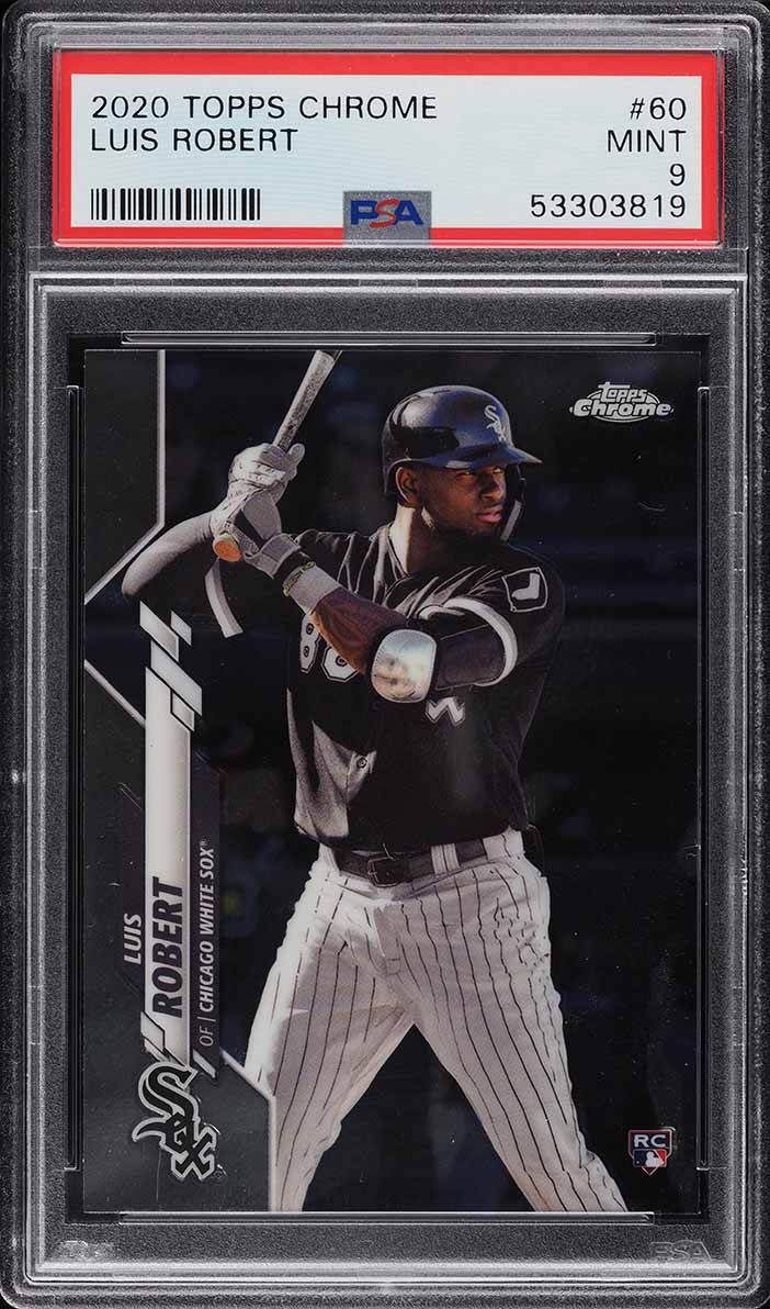 2020 Topps Chrome Xfractor Luis Robert ROOKIE #60 PSA 10 GEM