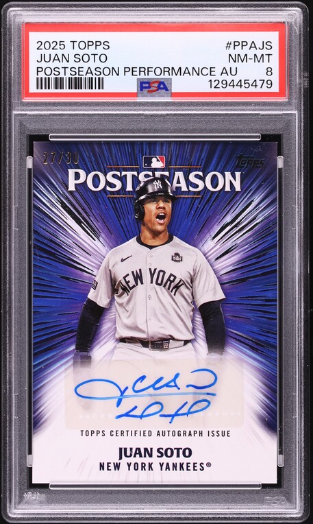 2023 Topps Pristine Juan Soto AUTO #PAJSO PSA 10 GEM MINT on