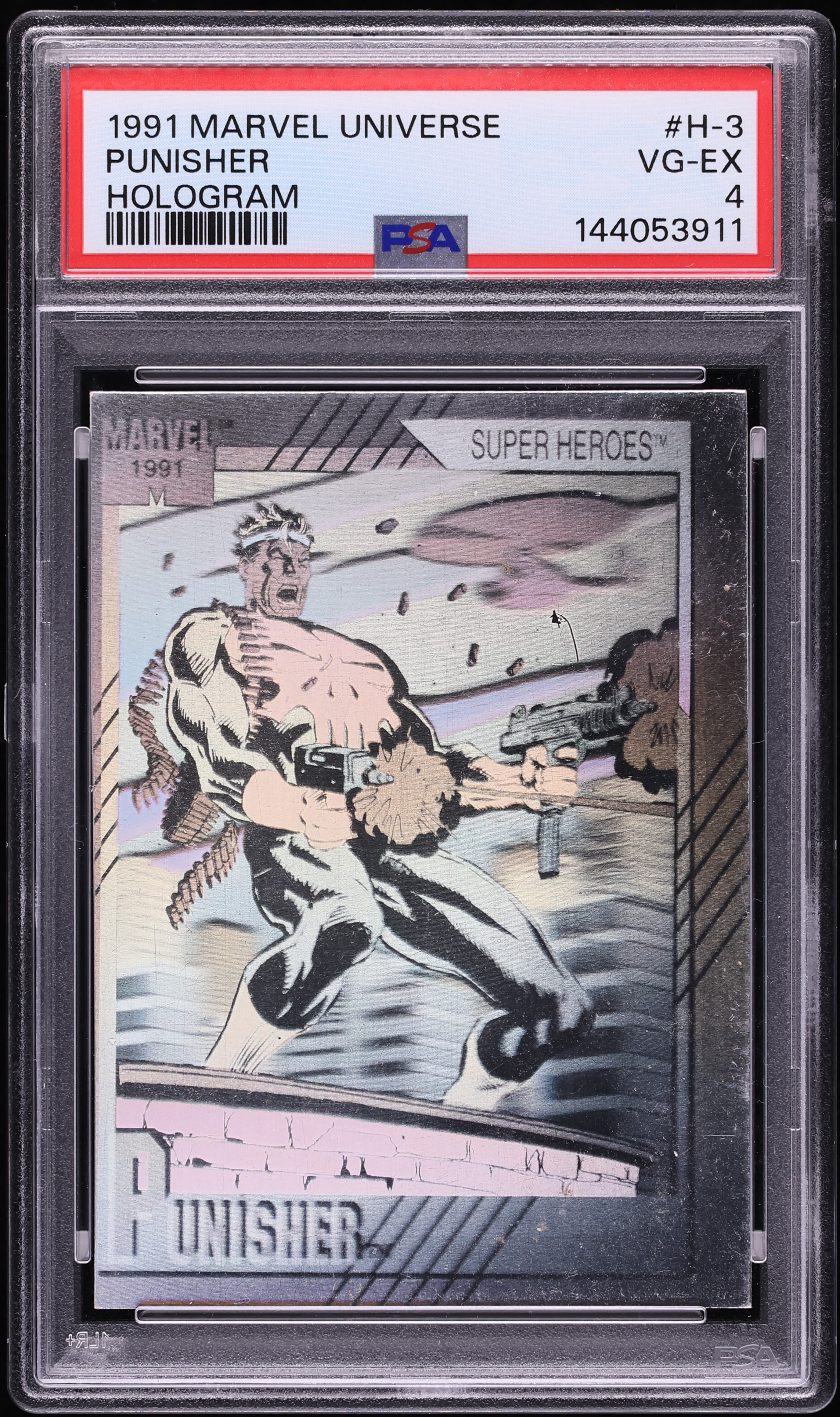 1991 Impel Marvel Universe Holo Punisher #H-3 PSA 4 VGEX