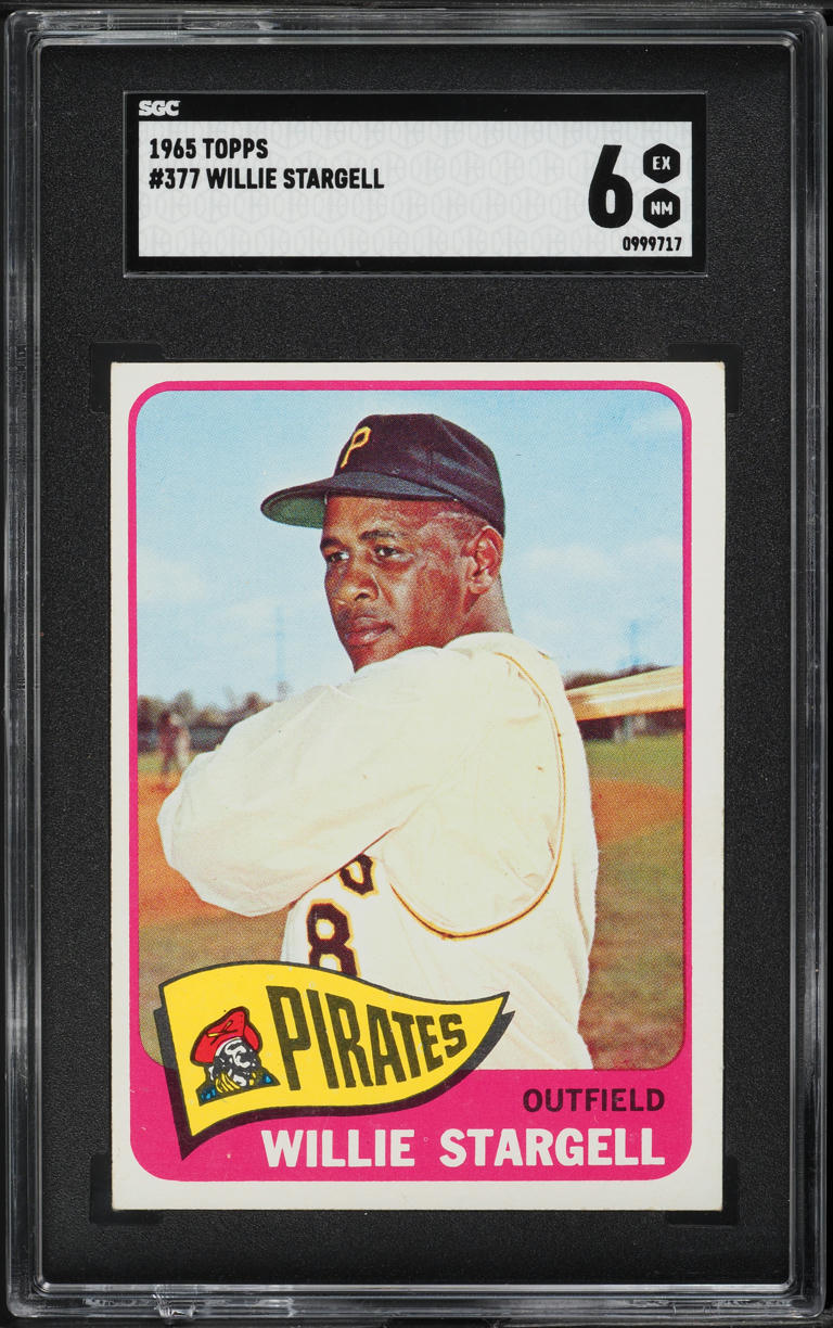 1965 Topps Willie Stargell #377 SGC 6 EXMT