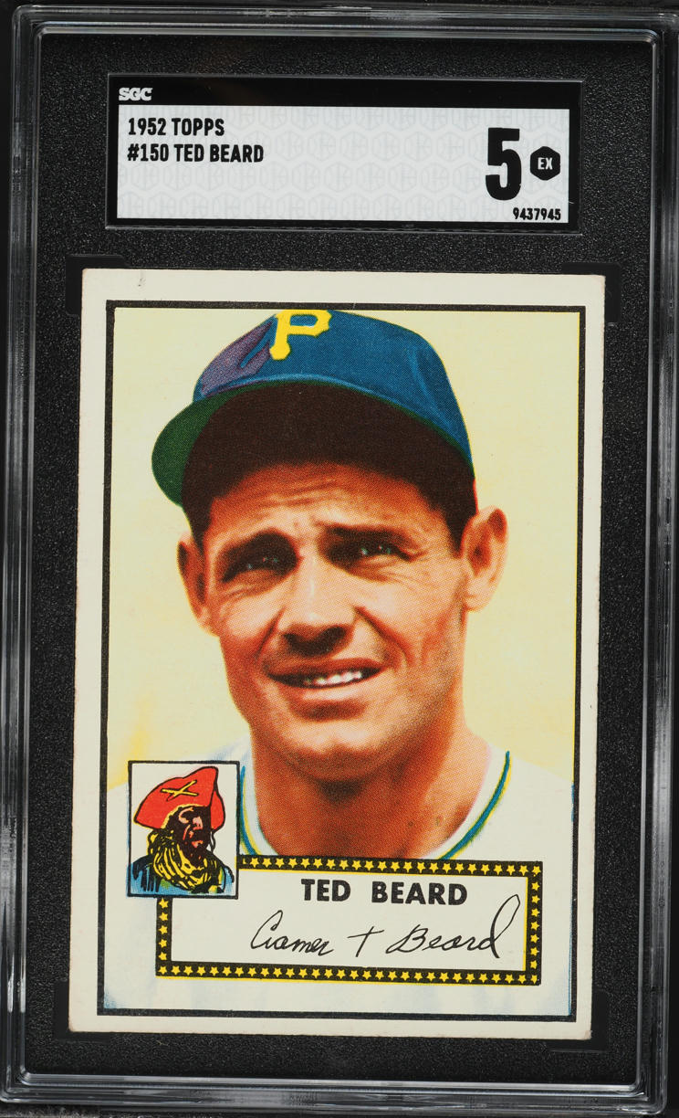 1952 Topps Ted Beard #150 SGC 5 EX