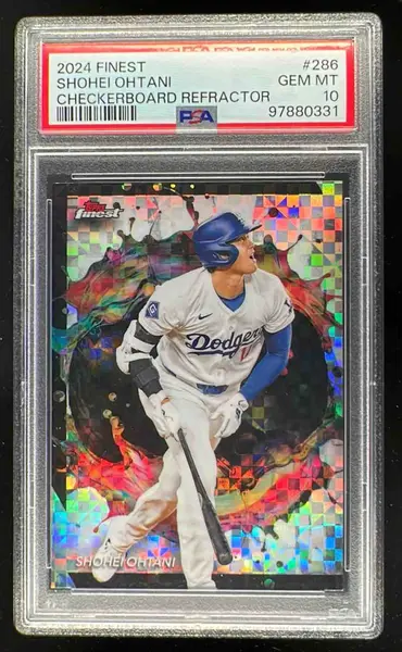 2022 Finest Orange Refractors Shohei Ohtani AUTO /25 #FASO