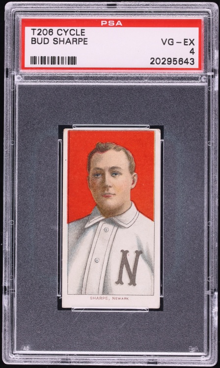1909-11 T206 Bud Sharpe CYCLE PSA 4 VGEX
