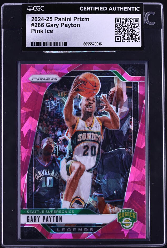 2022 Panini Chronicles Luminance Portrait Signatures Gary Payton