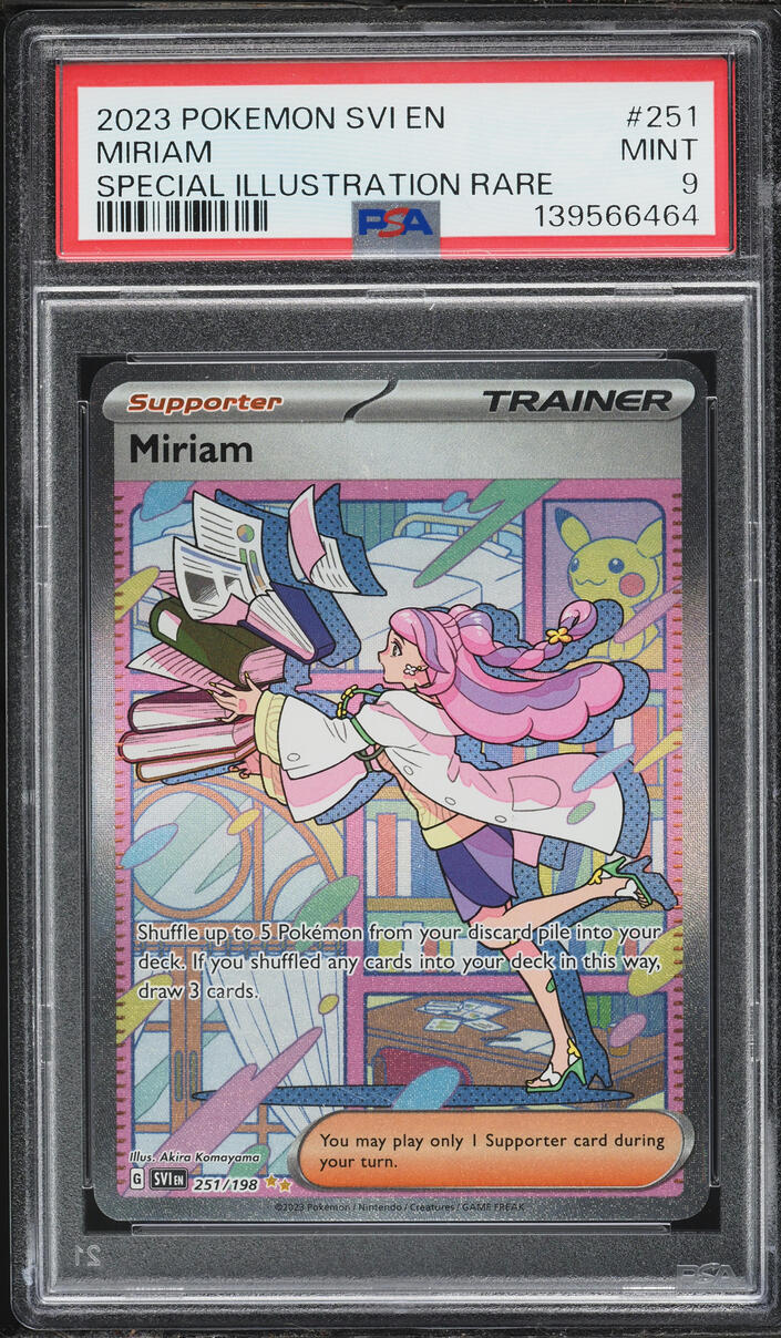 2023 Pokemon Scarlet & Violet SIR Miriam #251 PSA 9 MINT