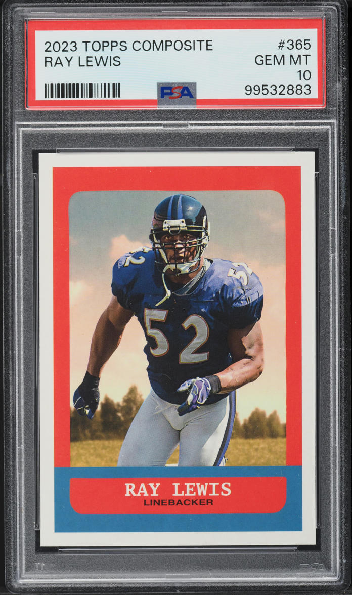 2023 Topps Composite Ray Lewis #365 PSA 10 GEM MINT
