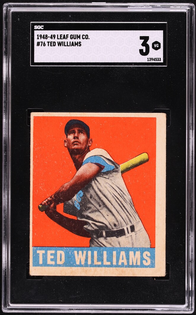 1948 Leaf Ted Williams #76 SGC 3 VG