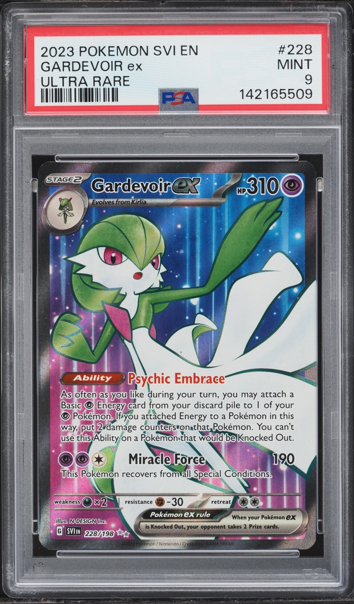 2023 Pokemon Scarlet & Violet Full Art Gardevoir EX #228 PSA 9 MINT