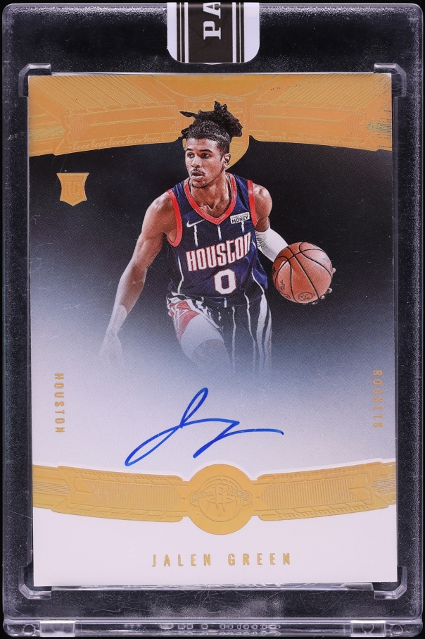 2021 Panini Eminence '24 Black Box Jalen Green ROOKIE AUTO 1/1 #2 - Photo 1