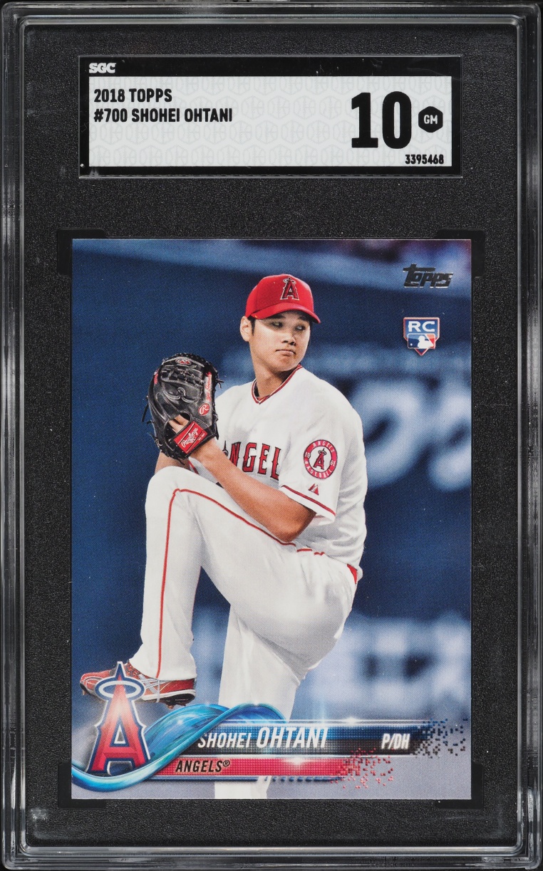 2018 Topps Shohei Ohtani ROOKIE #700 SGC 10 GEM MINT