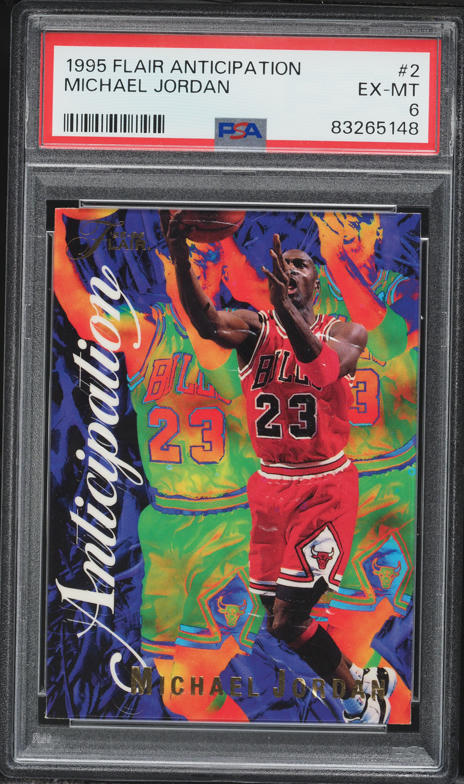 1995 Flair Basketball Michael Jordan #15 PSA 8 NM-MT on Fanatics