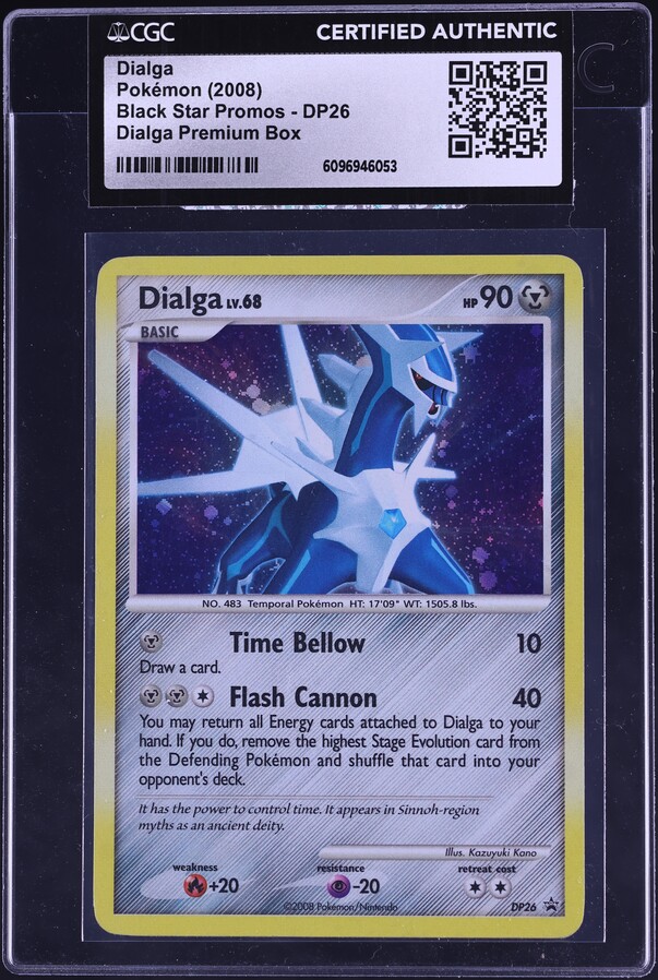 2008 Pokemon Japanese 11th Movie Commemoration Set Holo Dialga PSA