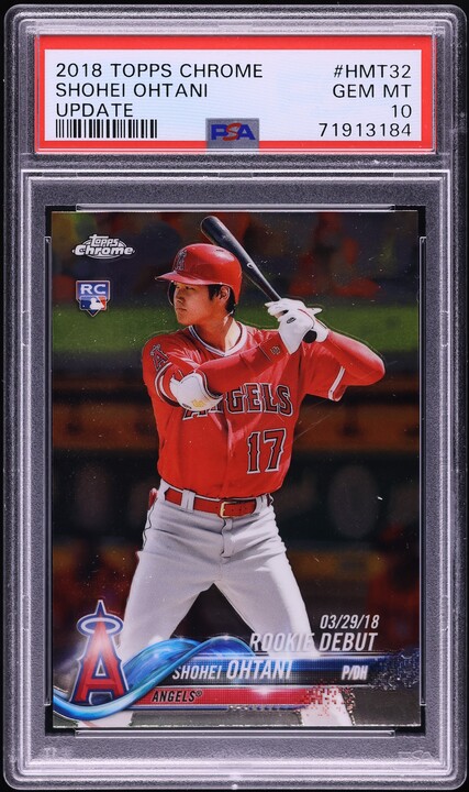 2020 Topps Chrome Shohei Ohtani #21 PSA 10 GEM MINT on