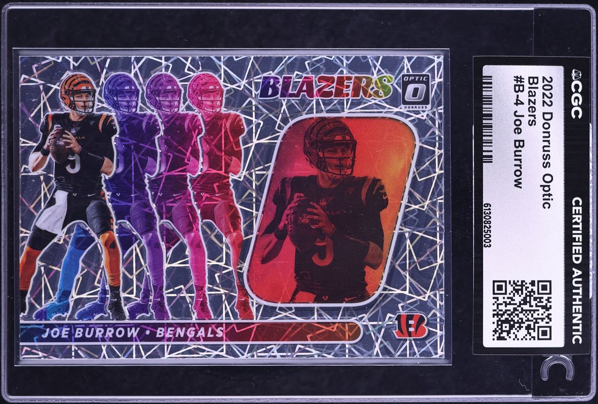 2022 Donruss Optic Blazers Joe Burrow #B-4 CGC AUTH