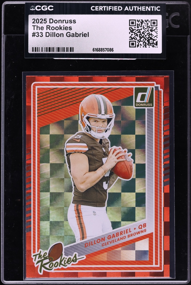 2025 Donruss The Rookies Dillon Gabriel ROOKIE #33 CGC AUTH