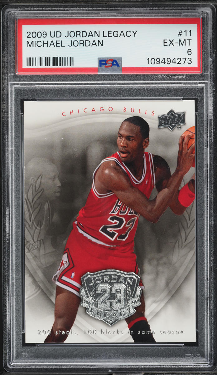 2009 Upper Deck Jordan Legacy Michael Jordan #11 PSA 6 EXMT