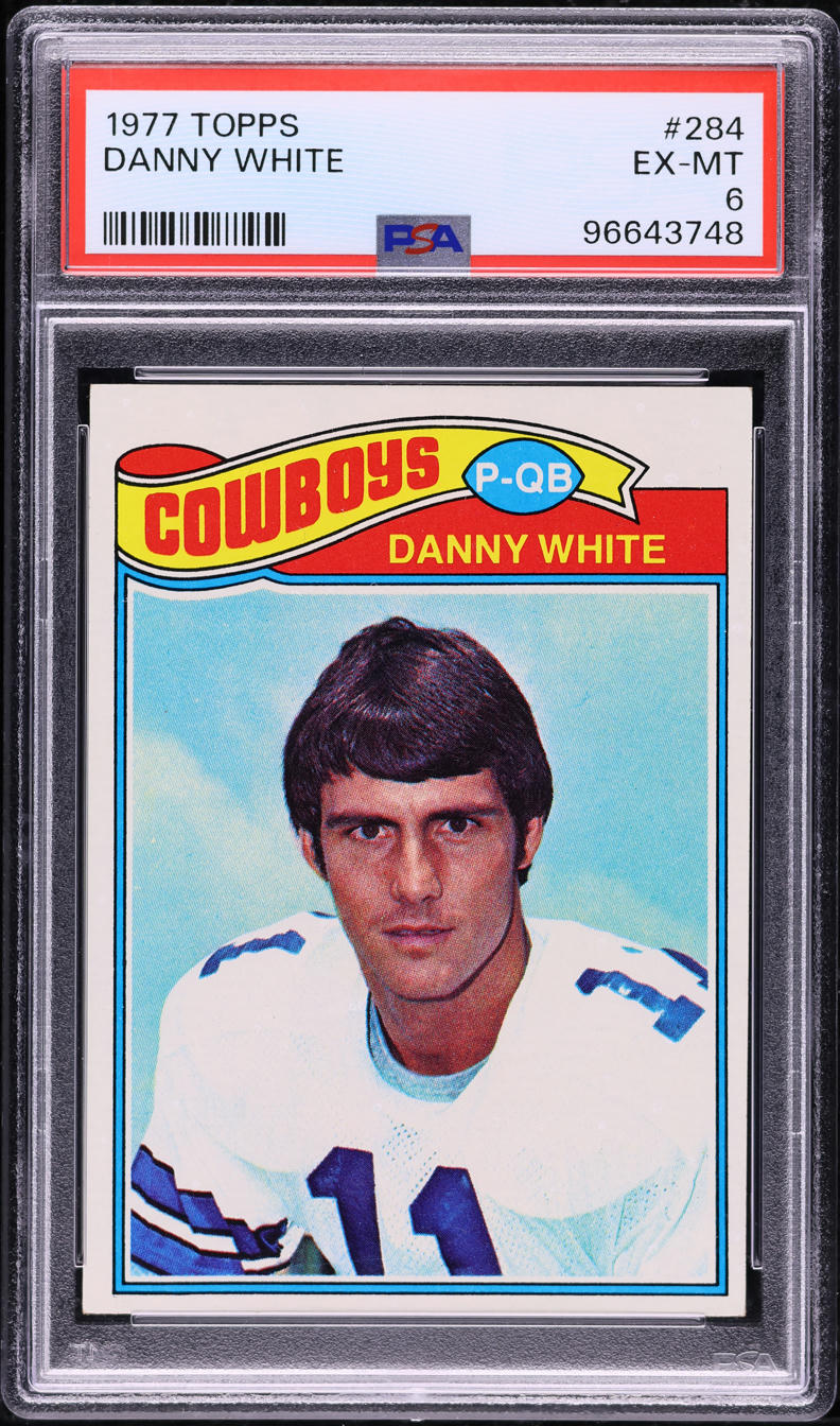 1977 Topps Football Danny White #284 PSA 6 EXMT