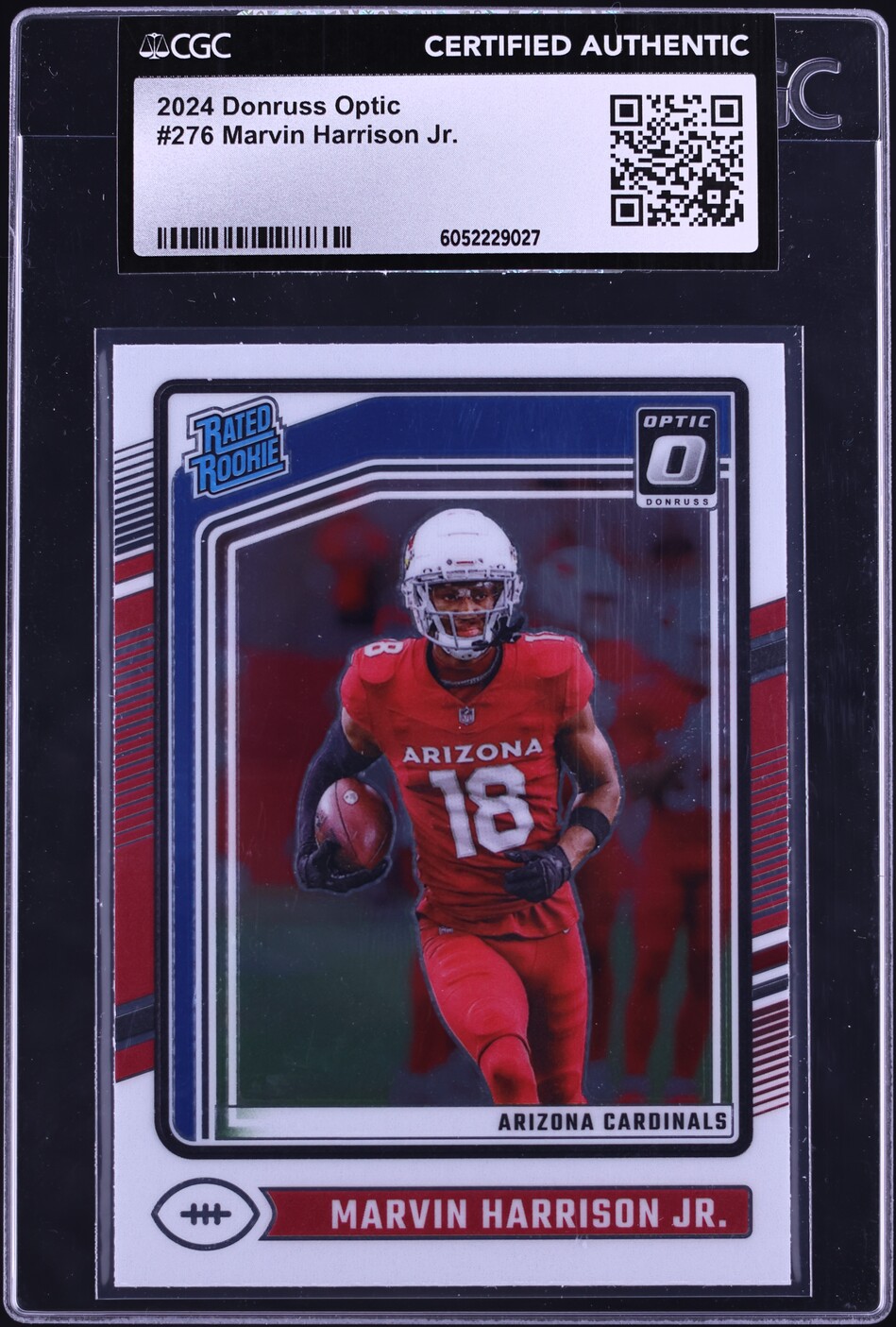 2024 Donruss Optic Marvin Harrison Jr. ROOKIE #276 CGC AUTH