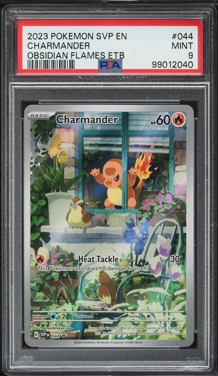 2023 Pokemon SV Black Star Promo Obsidian Flames Charmander #44 PSA 9 MINT