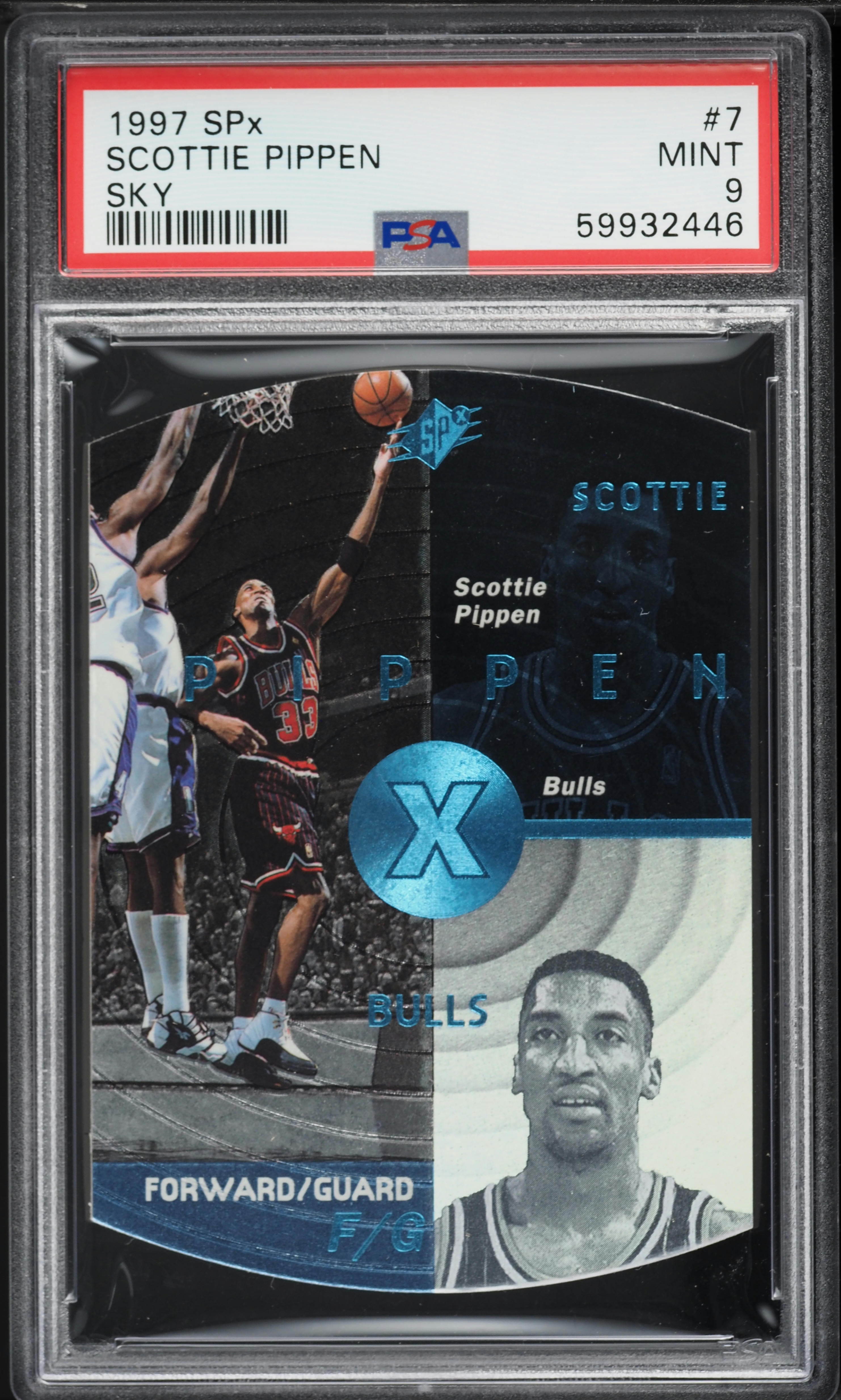 10.291-150▲ SKY AllmanRetrospectiveBOXCD 1997 SPx Sky Scottie Pippen #7 PSA 9 MINT on Fanatics Collect