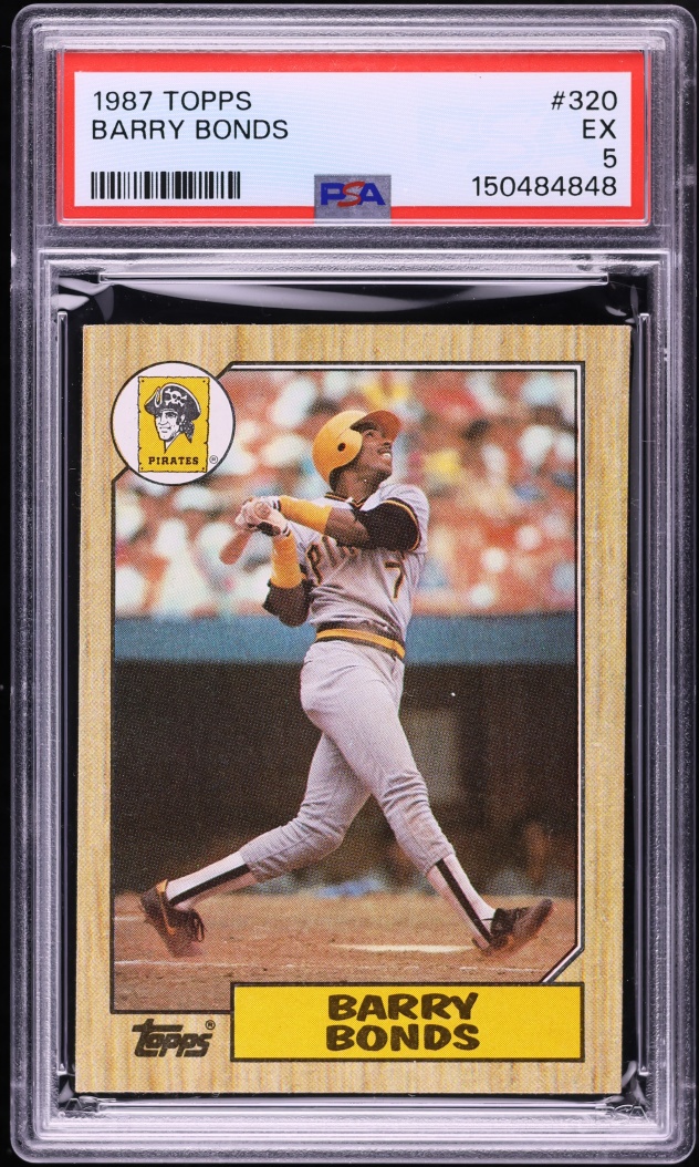 1987 Topps Barry Bonds ROOKIE #320 PSA 5 EX