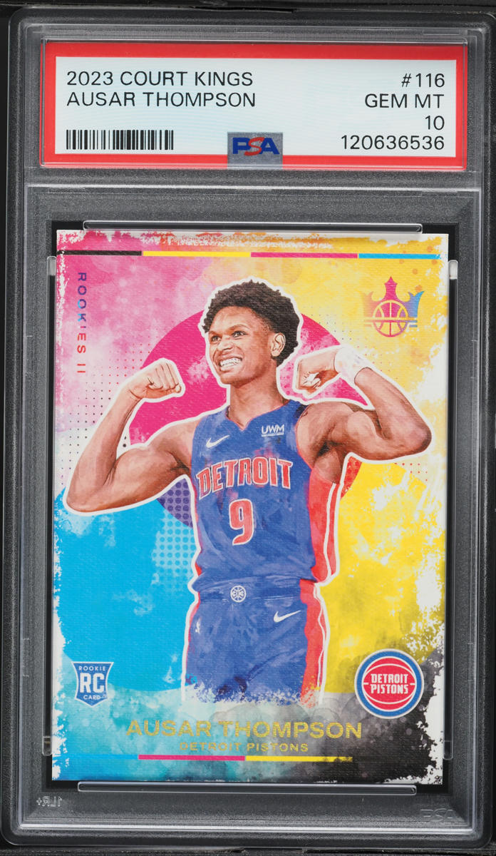 2023 Panini Court Kings Ausar Thompson ROOKIE #116 PSA 10 GEM MINT