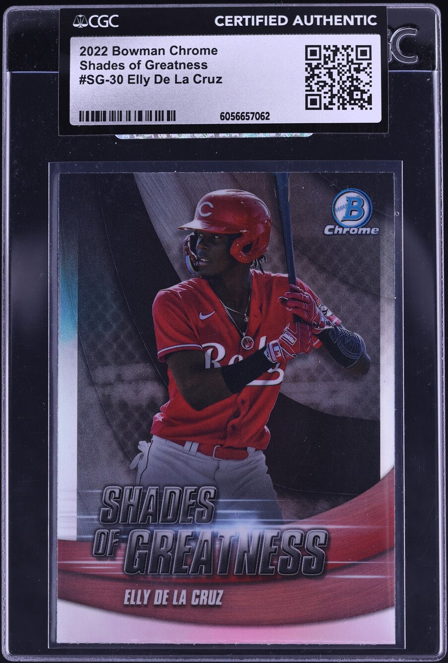 2022 Bowman Chrome Shades Of Greatness Elly De La Cruz PROSPECT #SG-30 CGC AUTH