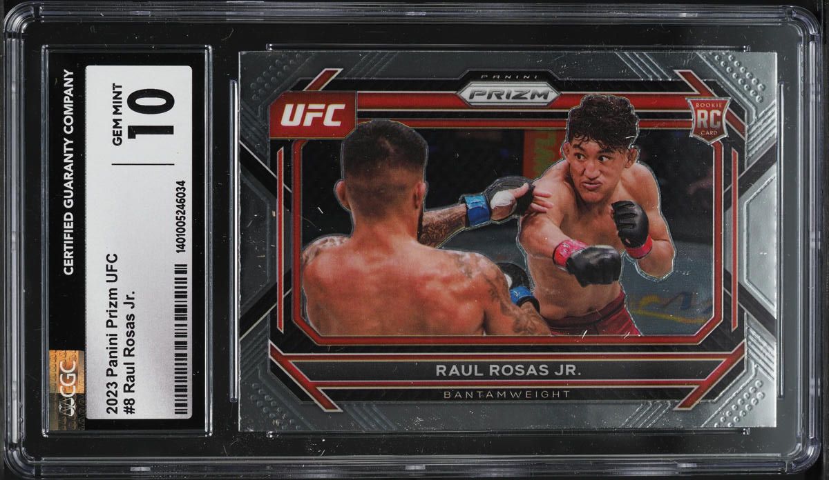 2023 Panini Prizm UFC Raul Rosas Jr. ROOKIE #8 CGC 10 GEM MINT