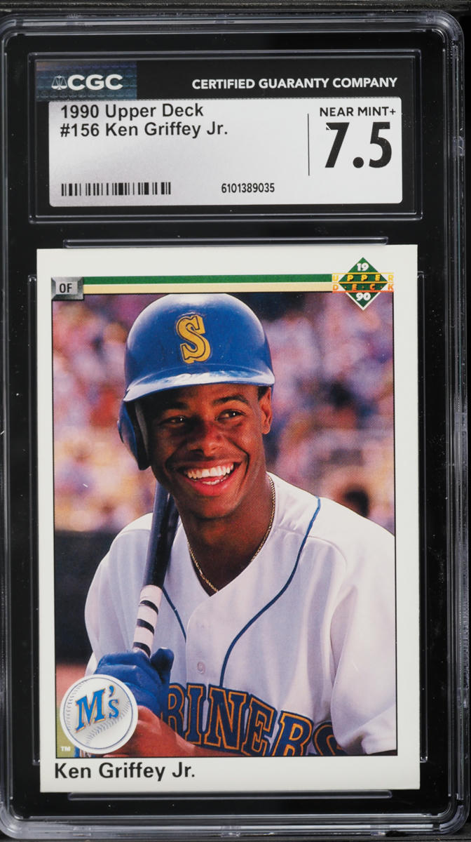 1990 Upper Deck Ken Griffey Jr. #156 CGC 7.5 NRMT+