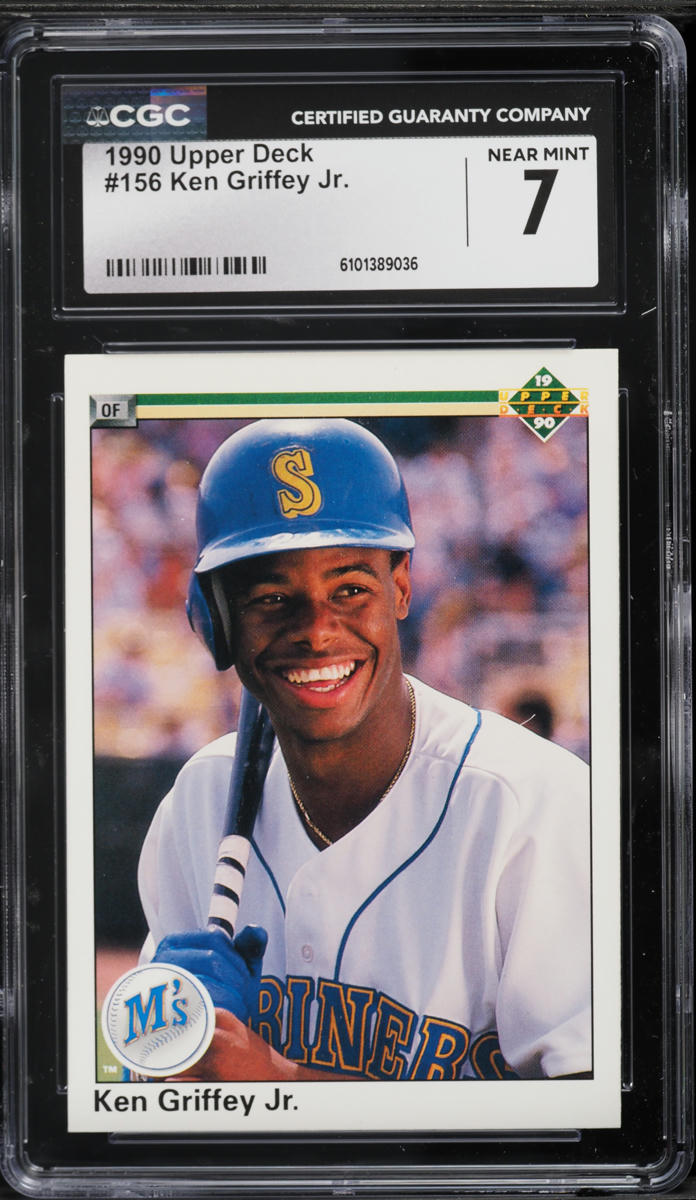 1990 Upper Deck Ken Griffey Jr. #156 CGC 7 NRMT