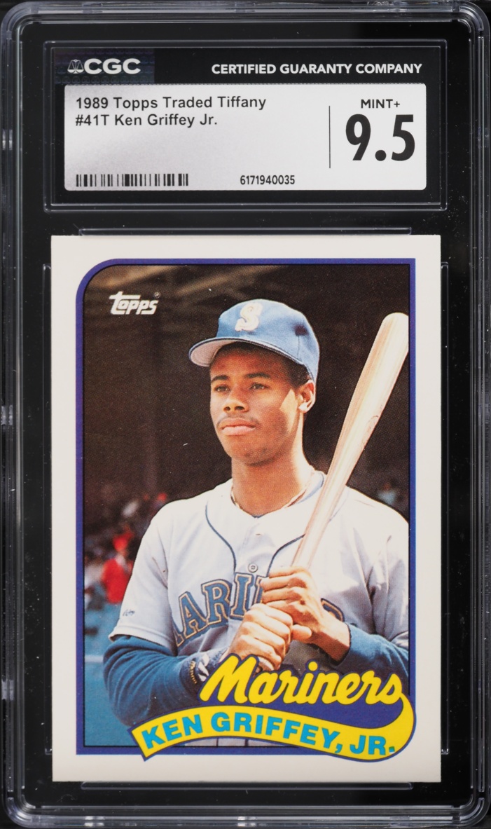 1989 Topps Traded Tiffany Ken Griffey Jr. ROOKIE #41T CGC 9.5 MINT+