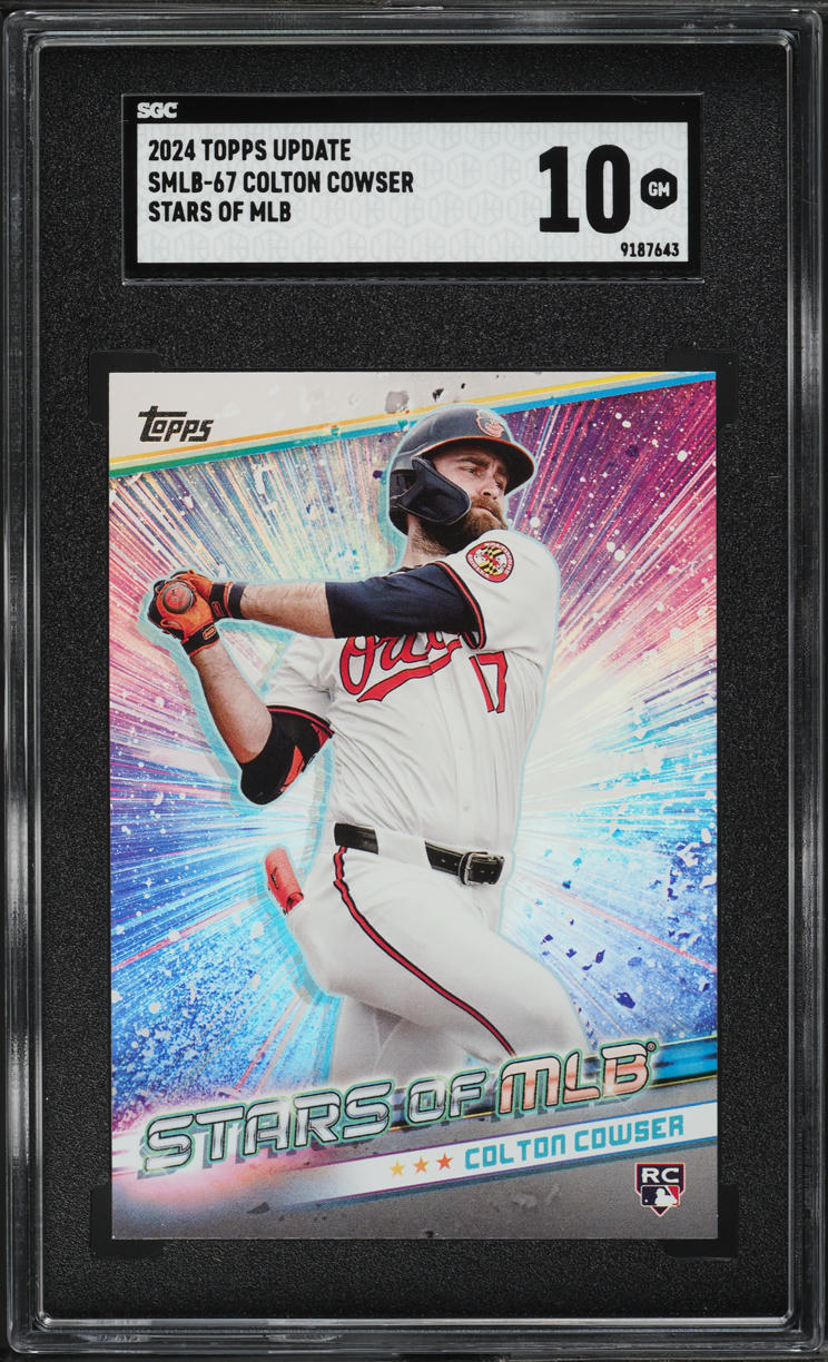 2024 Topps Update Stars Of MLB Colton Cowser ROOKIE #SMLB-67 SGC 10 GEM MINT