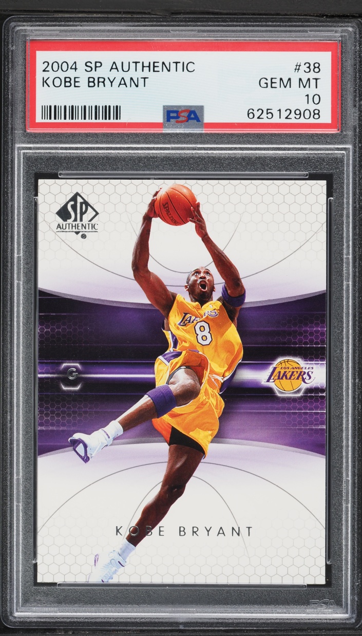 2004 SP Authentic Kobe Bryant #38 PSA 10 GEM MINT