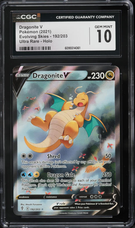 GEM MINT 10 DRAGONITE V POKEMON GO PR PSA 10 GEM MINT DRAGONITE